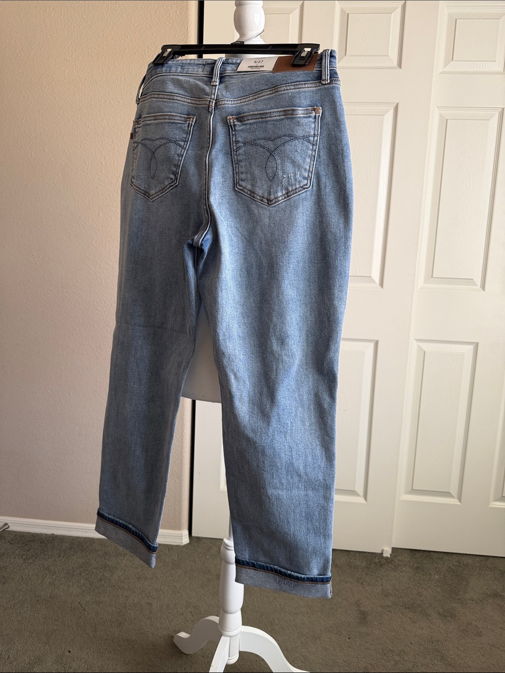 Judy Blue Light Blue Boyfriend Jeans - Relaxed Straight Fit